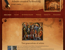 Tablet Screenshot of keytoart.com